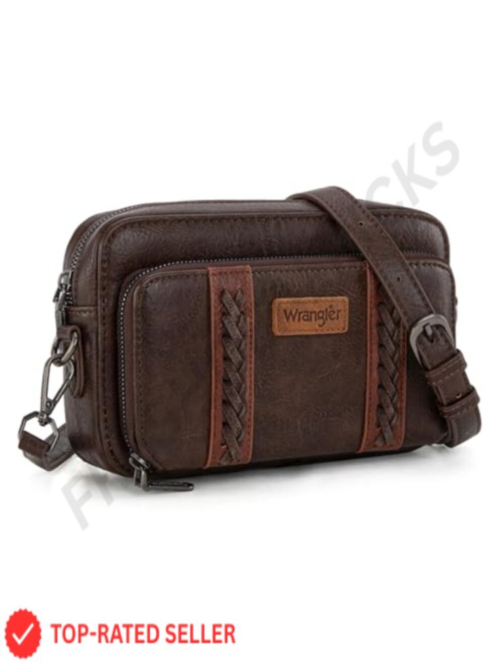 Small Multi Pocket Crossbody Bag with Adjustable Strap